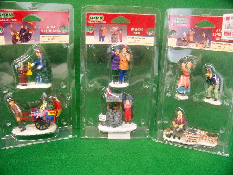 Sold Individually Lemax Village Collection Figurine, Christmas House Accessory, Village People, Residence, Poly Resin Figures YOUR CHOICE image 2