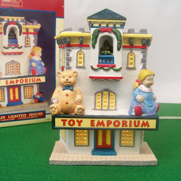 Lemax Jukebox Junction Toy Emporium 1999 Christmas Village, Lemax Item No. 95355