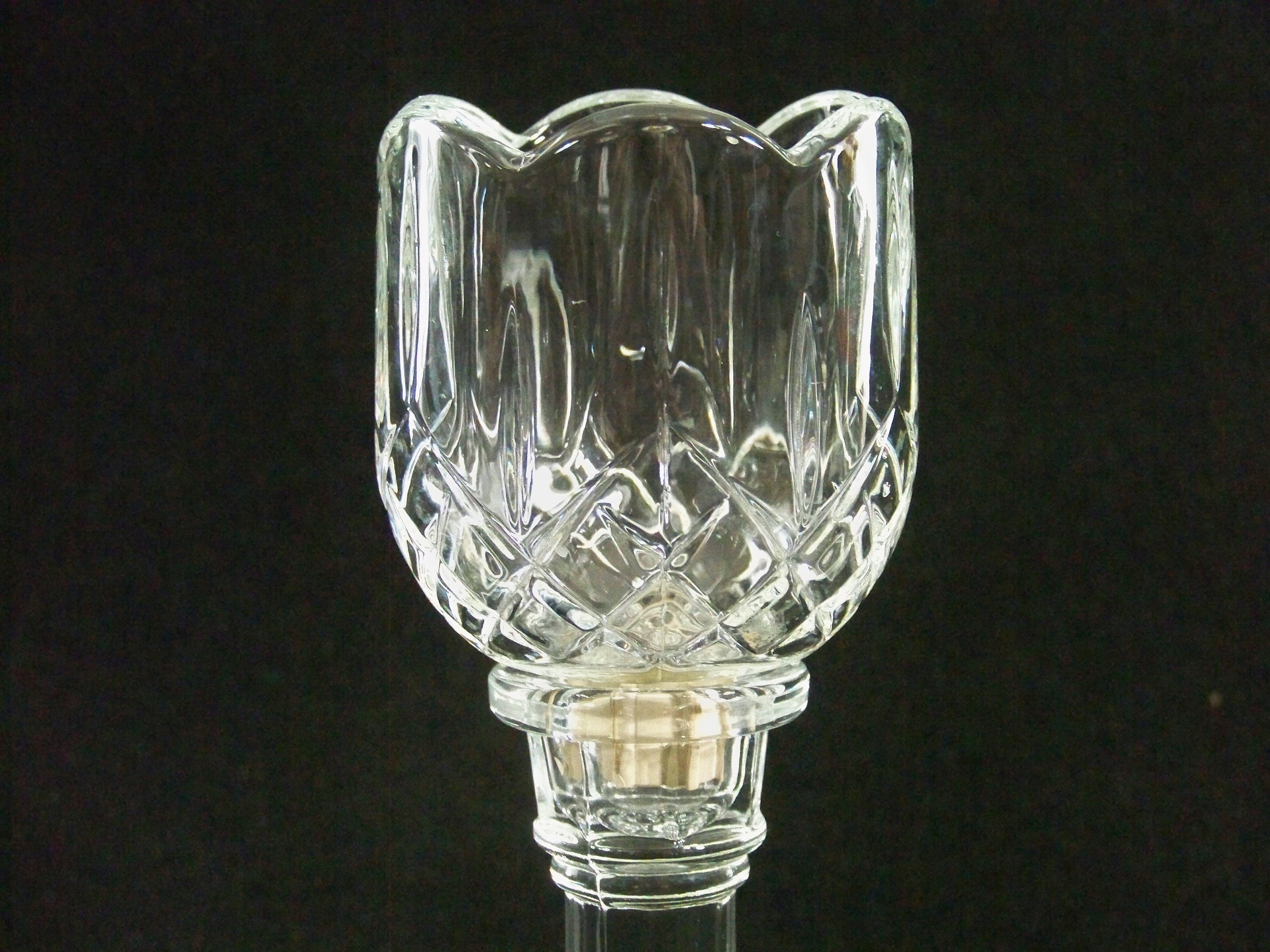 Clear Glass Votive Cup Candle Holder HOMCO Elegant Votive Peg Cup Candle Cup