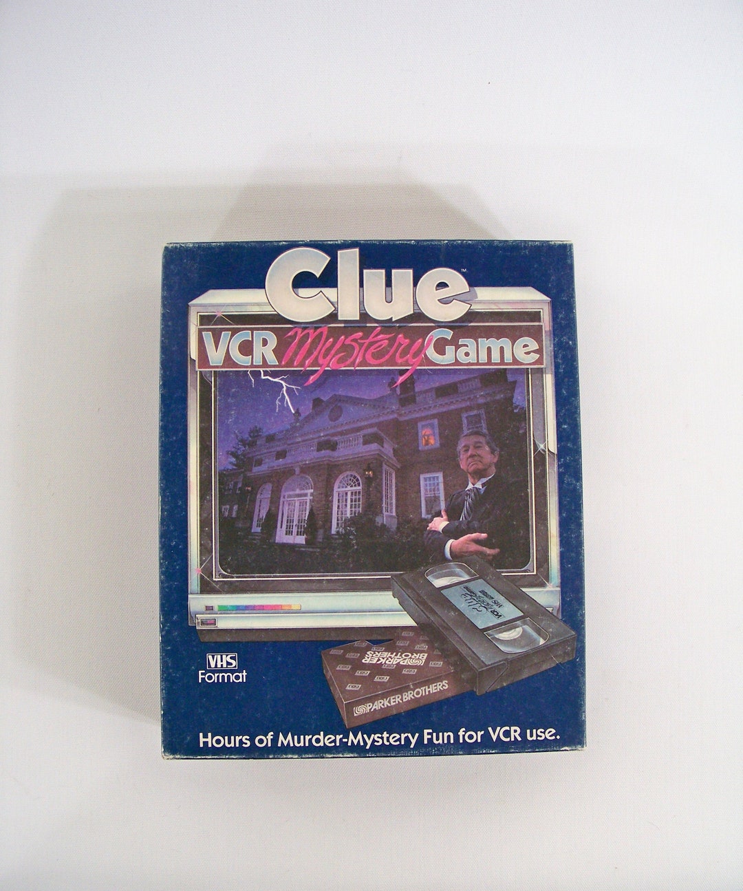 Vintage Clue Mystery Game, VCR Format, Parker Brothers 1985, Complete