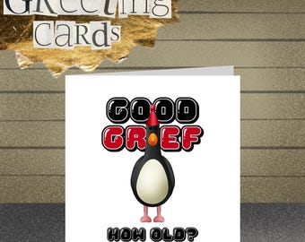 Awpensive’s Feathers McGraw Character Birthday Card
