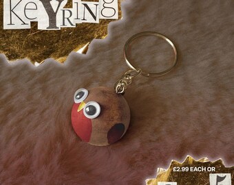 Awpensive’s wooden ‘Rockin’ Robin’ keyring