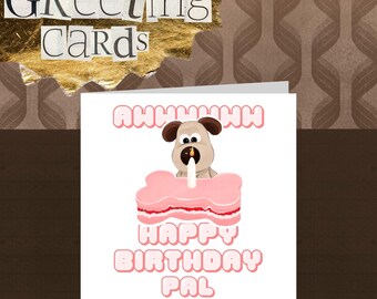 Awpensive Baby Gromit Birthday Card
