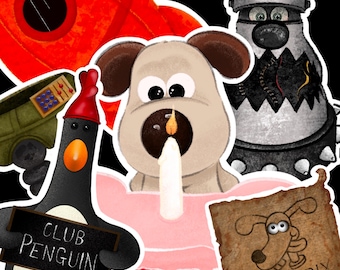 Awpensive’s Wallace & Gromit Stickers