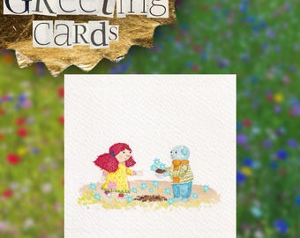 Awpensive’s ‘Abney and Teal’ Greeting Card