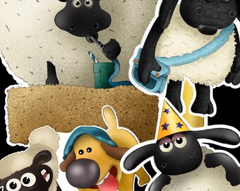 Awpensive’s Shaun The Sheep Stickers