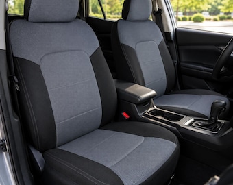 Front Seat Car Seat Covers Breathable Mesh Protectors for Cars Trucks SUVs Airbag Compatible Universal Fit Gray Automotive Seat Covers
