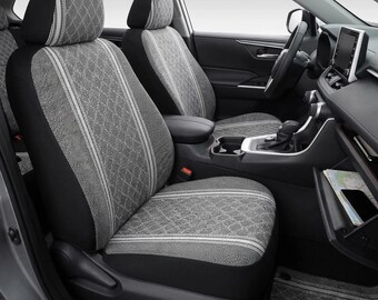 Gray Diamond Baja Blanket Seat Covers – Universal Low Back Fit, Airbag Compatible