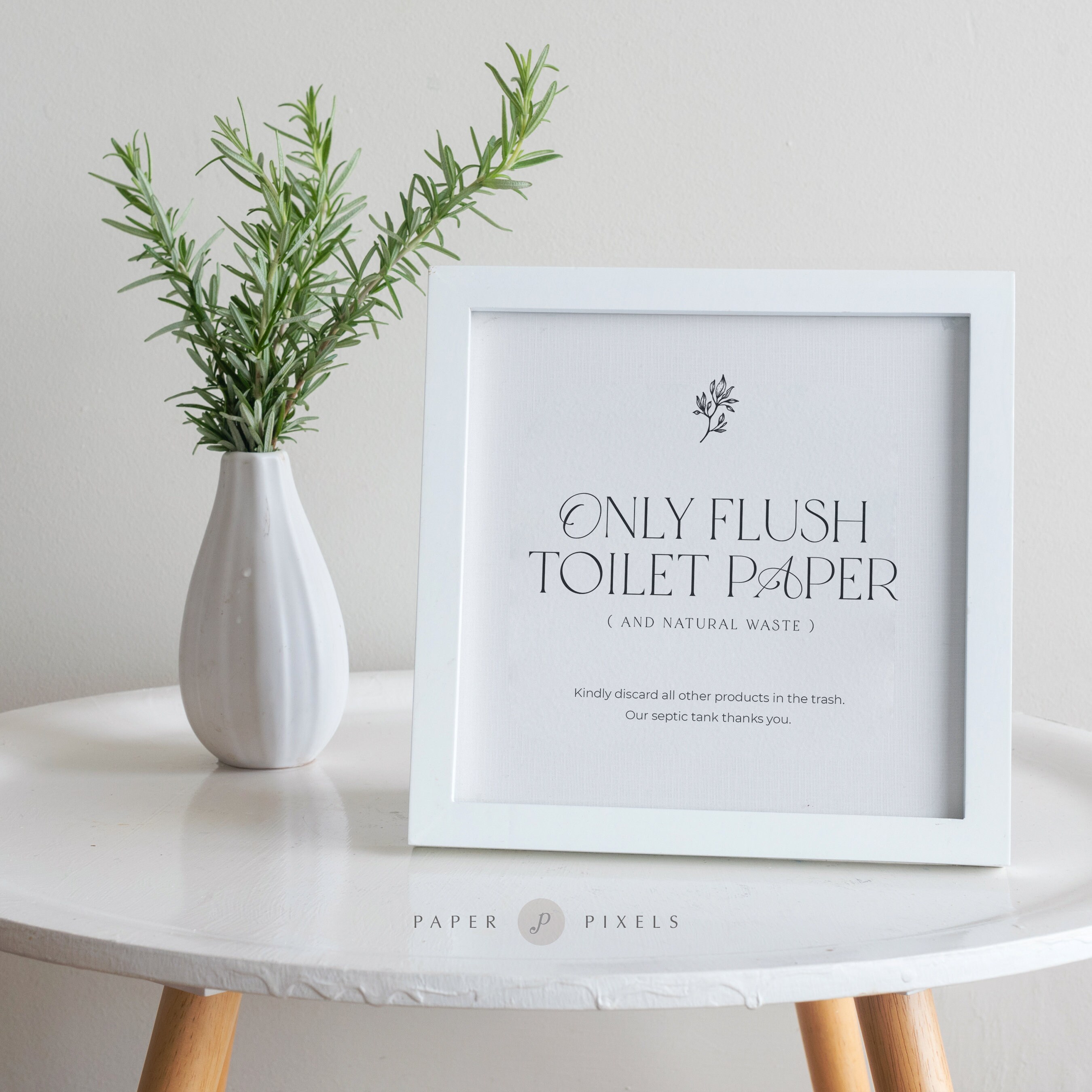 Airbnb Toilet Sign Airbnb Host Printable only Flush Etsy