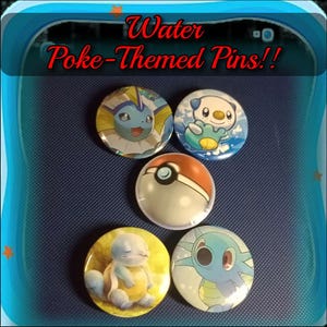 Aquatic Cuties Poke Pin Set (HANDMADE)
