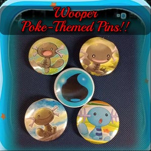 WOOPER FAN Poke Pin Set (HANDMADE)