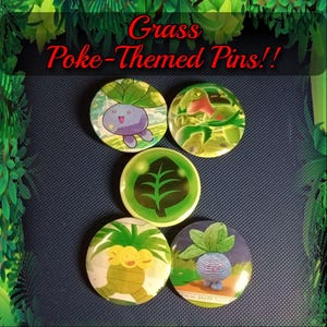 Grass Cuties Poke Pin Set (HANDMADE)