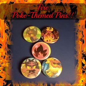 Blaze Cuties Poke Pin Set (HANDMADE)