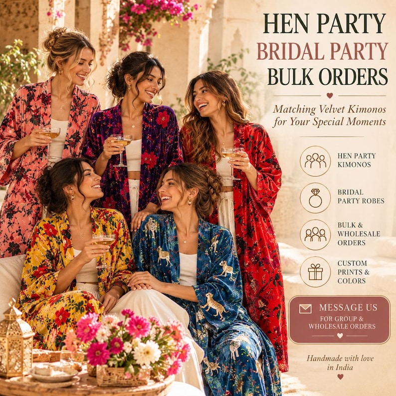 Dwustronny aksamitny szlafrok kimono, ręcznie robiony aksamitny kimono z bawełny, kurtka boho, kardigan kimono w dużym rozmiarze zdjęcie 16