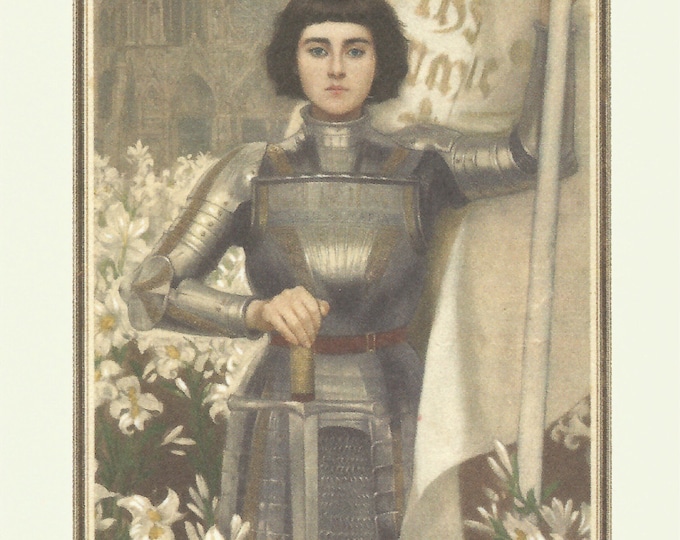 Saint Joan of Arc Cards Printed by Our Lady of Guadalupe Monastery - Etsy