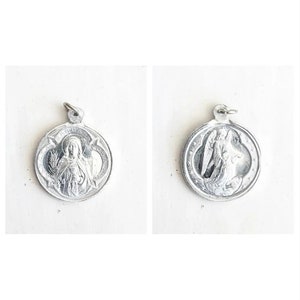 Aluminum Saint Barbara Medal - Pendant