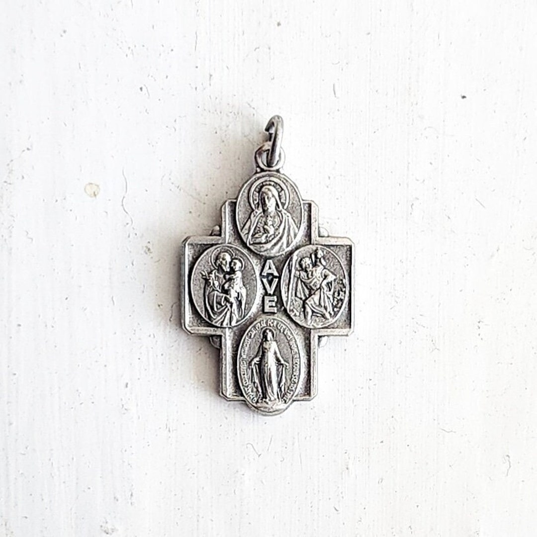 Alpaca Cross Four Way Cross - 4 - Alpacca - Alpaca Silver - Etsy