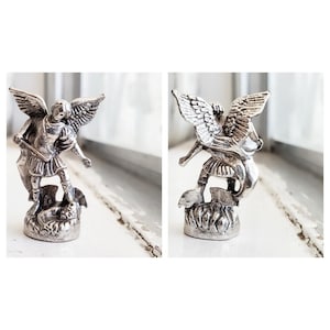 Mini Saint Michael Statue