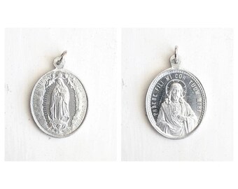 Virgen de Guadalupe y Sagrado Corazón - Aluminio (G2)