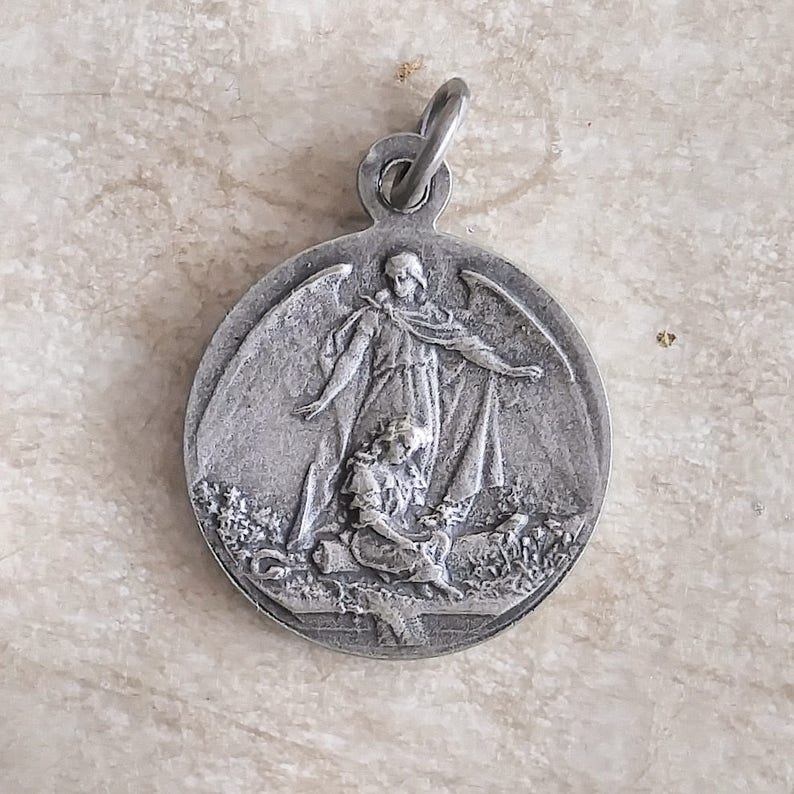Saint Raphael the Archangel Angel Medal Pendant San Etsy