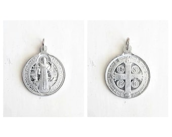 Medalla de San Benito Aluminio - Colgante