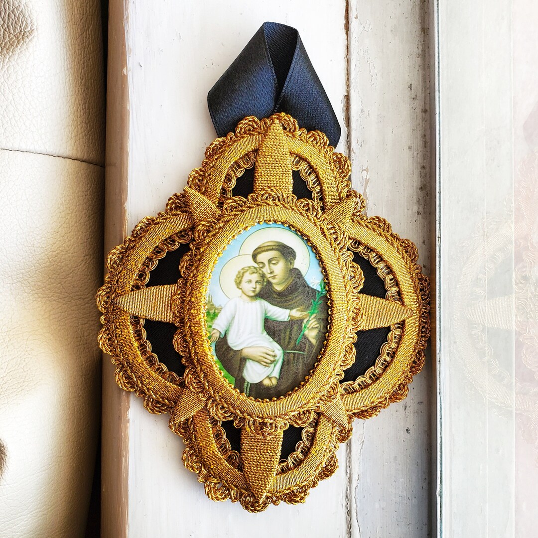 Heiliger Antonius Escapulario de Marinera Nortena - Etsy Österreich