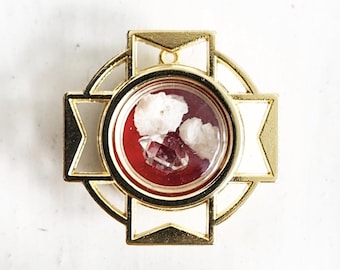 Saint Michael Stones with Herkimer Diamond RELIC (R4)