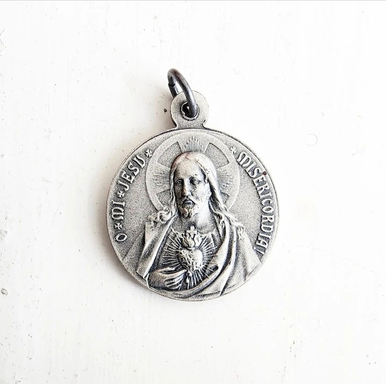 Our Lady of Mount Carmel and Sacred Heart of Jesus - Scapular - Medal ...