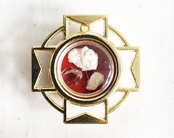 Saint Michael Stones with Herkimer Diamond RELIC (R1)