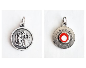 RELIC Ex Indumentis - Saint Therese - Pewter Medal - Etsy
