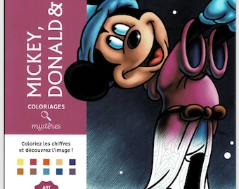 Disney Mystery Coloring Book, Mickey and Friends (Digital PDF)