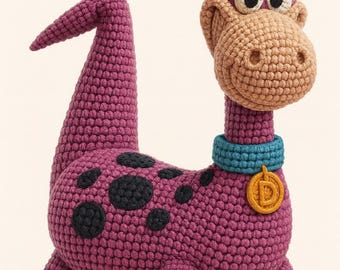 Dino Amigurumi Crochet Pattern: Beginner-Friendly Dinosaur Plush Toy (PDF Download)