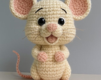 Amigurumi Mouse Crochet Pattern: Beginner-Friendly PDF Tutorial