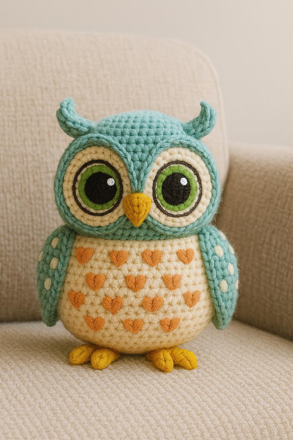 Crochet Owl Amigurumi Pattern: Easy Beginner Tutorial (PDF Download