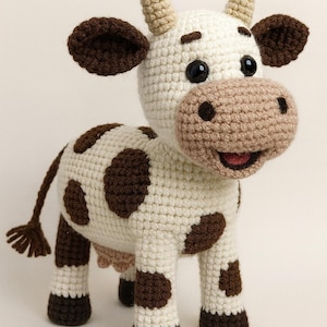 Amigurumi Kuh Häkelanleitung: Für Fortgeschrittene Selbermacher (PDF Pattern