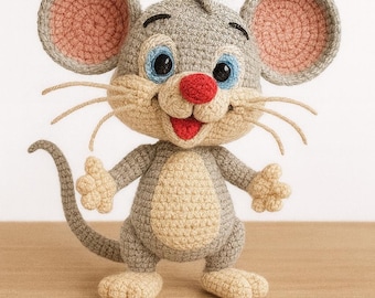 Crochet Mouse Amigurumi Pattern: Easy DIY Plush Toy (PDF Pattern)