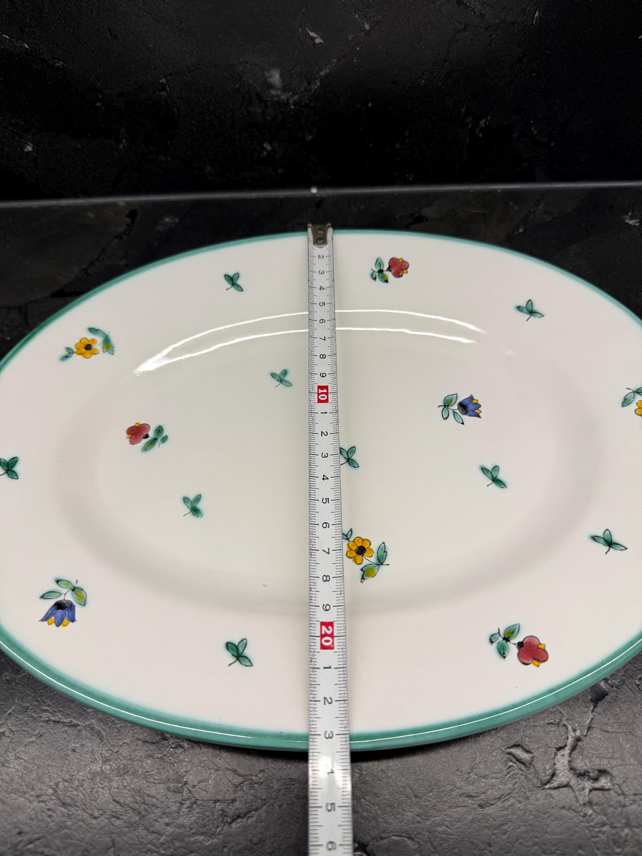 Gmundner Keramik Scattered Flowers Serving Platter • Choose Oval