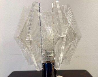 Vintage Paul Secon Sompex Acrylic String Table Lamp – Mid Century