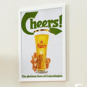 Carlsberg Lager Vintage Beer Poster
