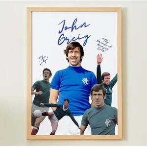 Rangers FC - John Greig Poster