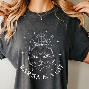 Reputation Cat Tee - Etsy