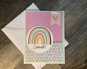 PRINTED Just a Little Toast to Celebrate Your Birthday 5x7 Greeting ...
