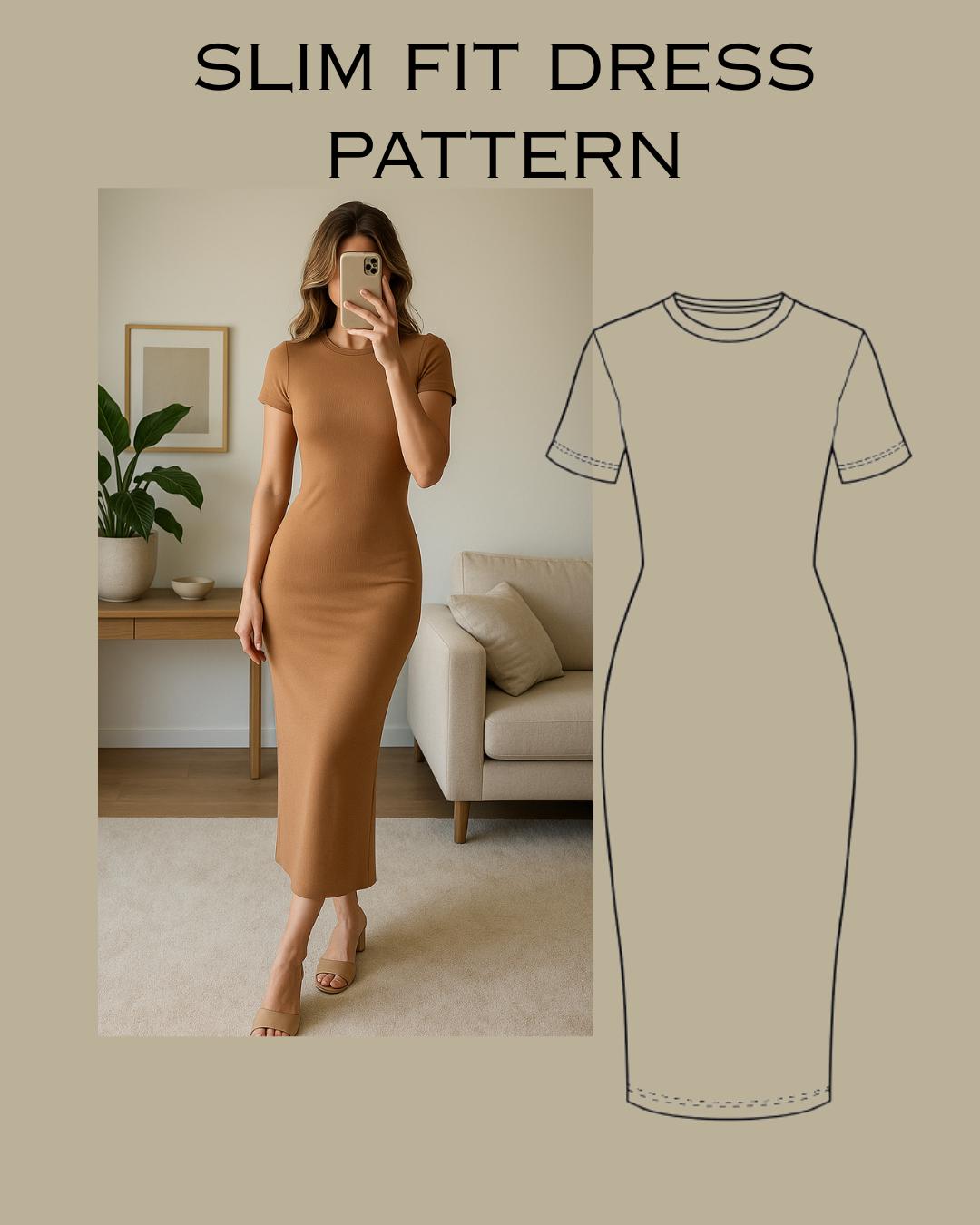 Ponte Dress Pattern - Etsy Ponte Dress Pattern - Etsy