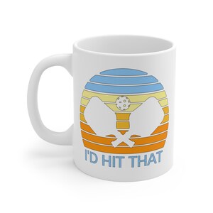 Funny Pickleball Mug, Cute Pickleball Coffee Cup, Pickleball Player Gift, Pickleball Lover Tea Mug, Sports Drinkware