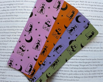 Bladwijzer Cats and Ghosts - griezelig cadeau voor Halloween-boekenliefhebber