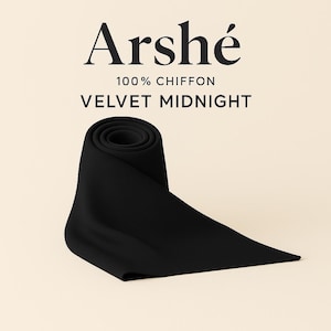 Arshé Premium Chiffon Hijab – Lightweight, Large, Breathable Scarves | Multiple Colors Available
