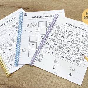 Number of the Week Printable Worksheets, Number Worksheets 1–20, Number Tracing, Number Counting, Preschool Math Curriculum, Toddler Workbook