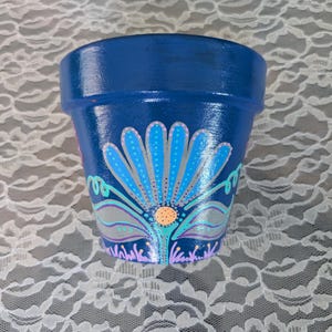 6&quot; Hand Painted Decorative Pot