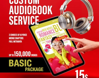 Création de livre audio IA : ebook personnalisé en narration MP3 (jusqu'à 150 000 mots) - Basique