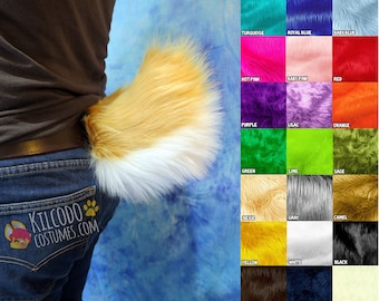 FAST SHIP - Custom Color! Cute Furry Nub Tail - Bunny Rabbit Deer Puppy Cute Fursuit Fluffy Cosplay Costume